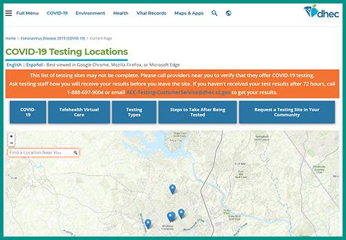 DHEC map